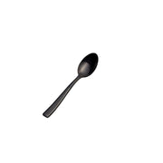 Bon Chef Manhattan Colored Stainless Steel Teaspoon, Black - 6 1/2"