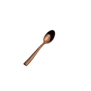 Bon Chef Manhattan Colored Stainless Steel Teaspoon, Rose Gold - 6 1/2"