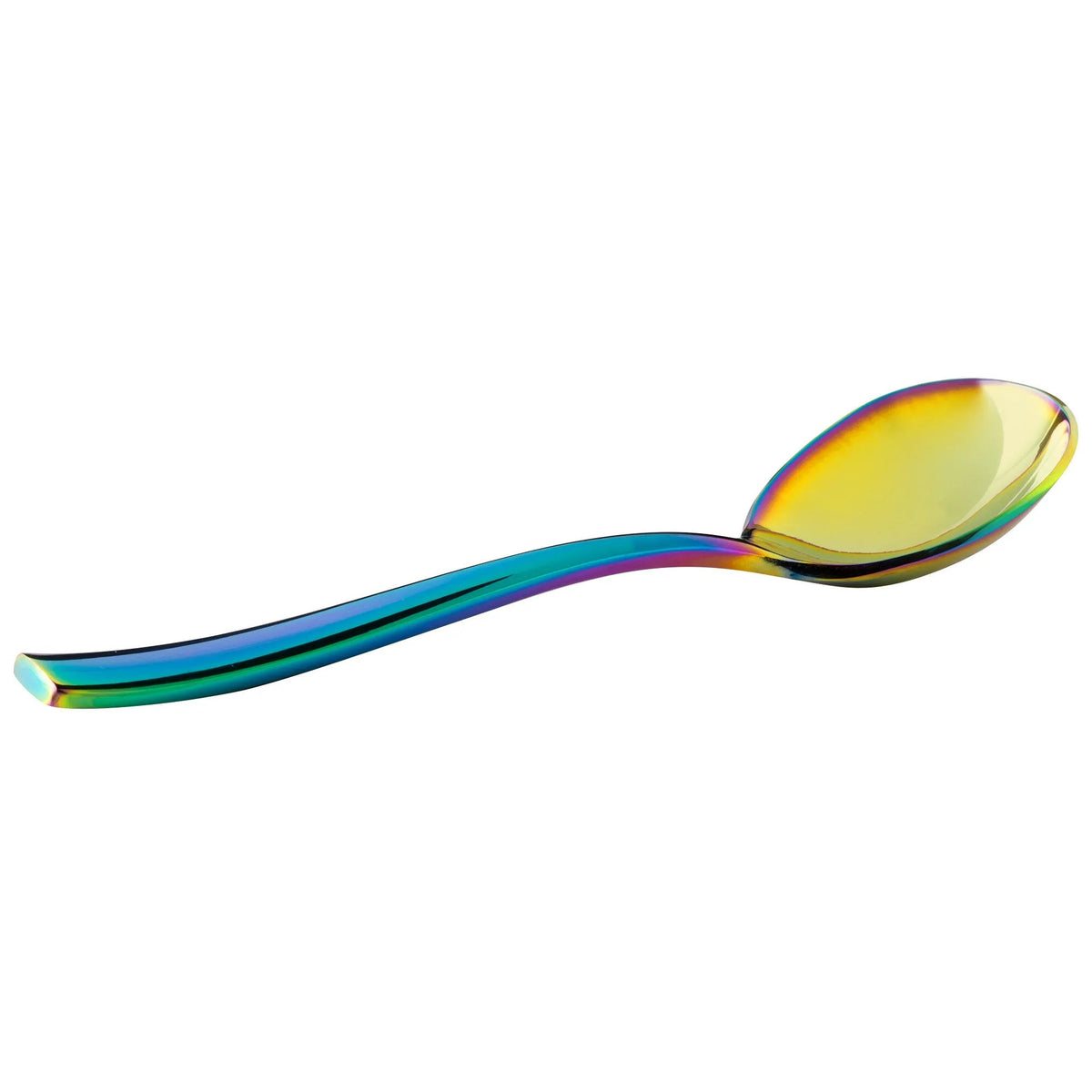 Bon Chef Manhattan Colored Stainless Steel Teaspoon, Multicolor - 6 3/8"