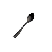 Bon Chef Manhattan Colored Stainless Steel Teaspoon, Black - 7 3/4"