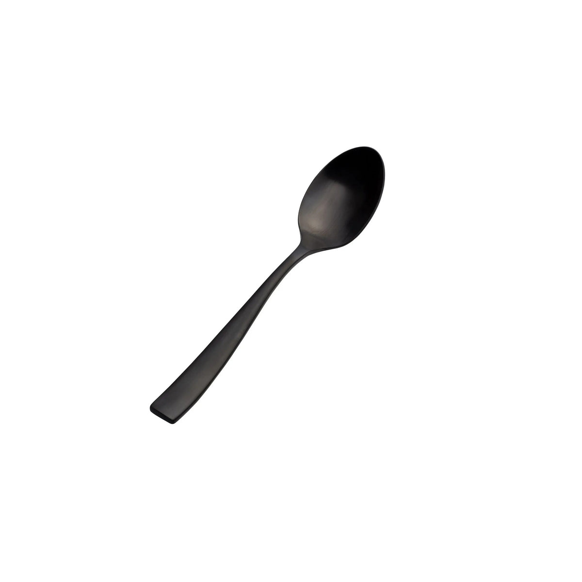 Bon Chef Manhattan Colored Stainless Steel Teaspoon, Black - 7 3/4"