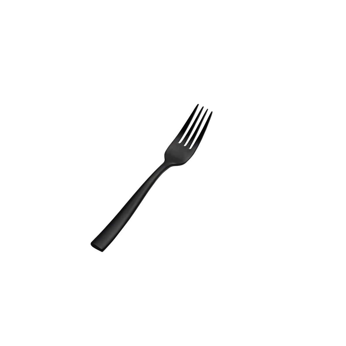 Bon Chef Manhattan Colored Stainless Steel Teaspoon, Black - 6 3/4"