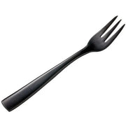 Bon Chef Manhattan Colored Stainless Steel Teaspoon, Black - 5 3/8"