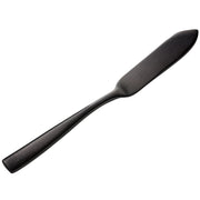 Bon Chef Manhattan Colored Stainless Steel Teaspoon, Black - 6 1/4"