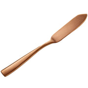 Bon Chef Manhattan Colored Stainless Steel Teaspoon, Rose Gold - 6 1/4"
