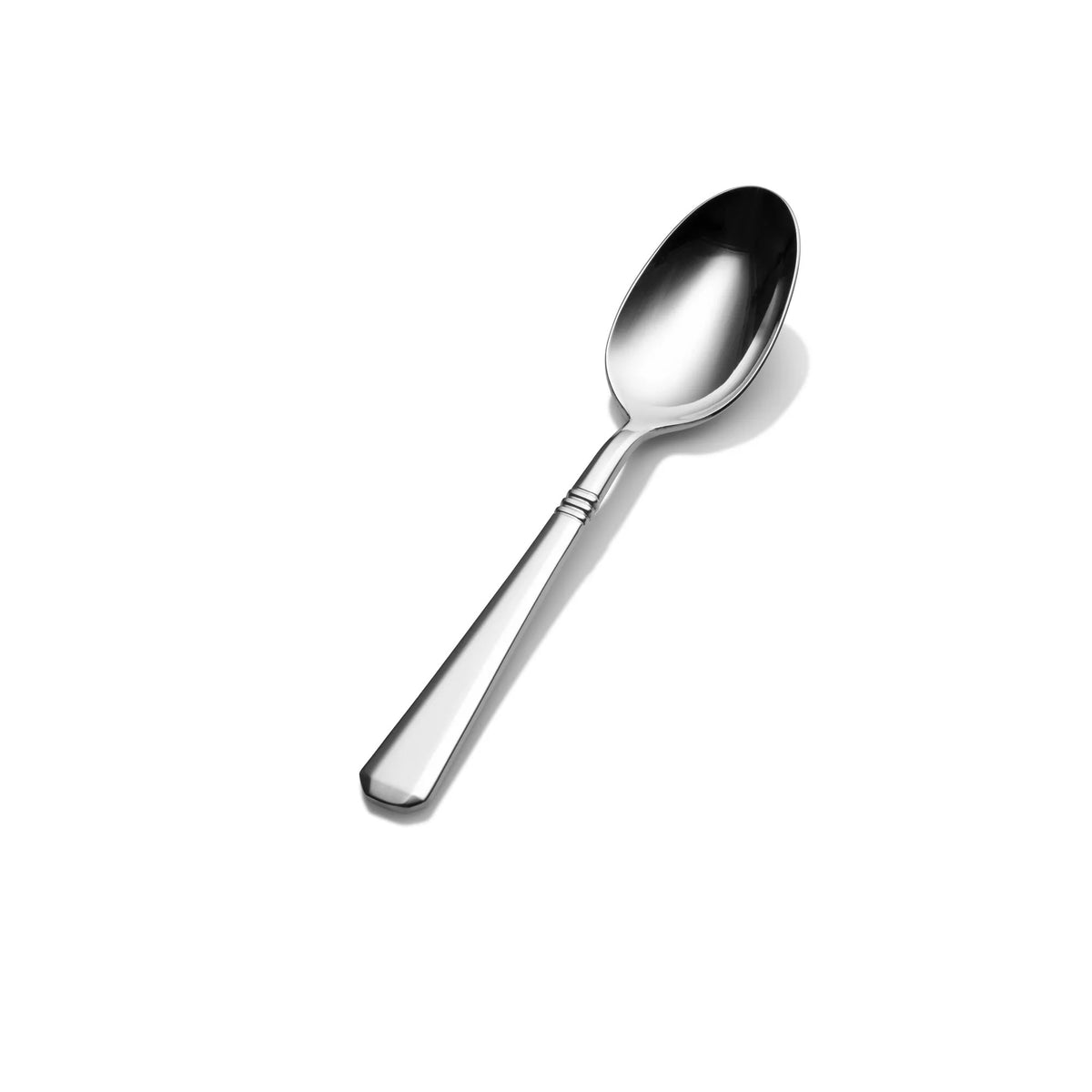Bon Chef Cordoba Stainless Steel Teaspoon, Silver, 12/Case - 7" 18/10 Soup Dessert Spoon
