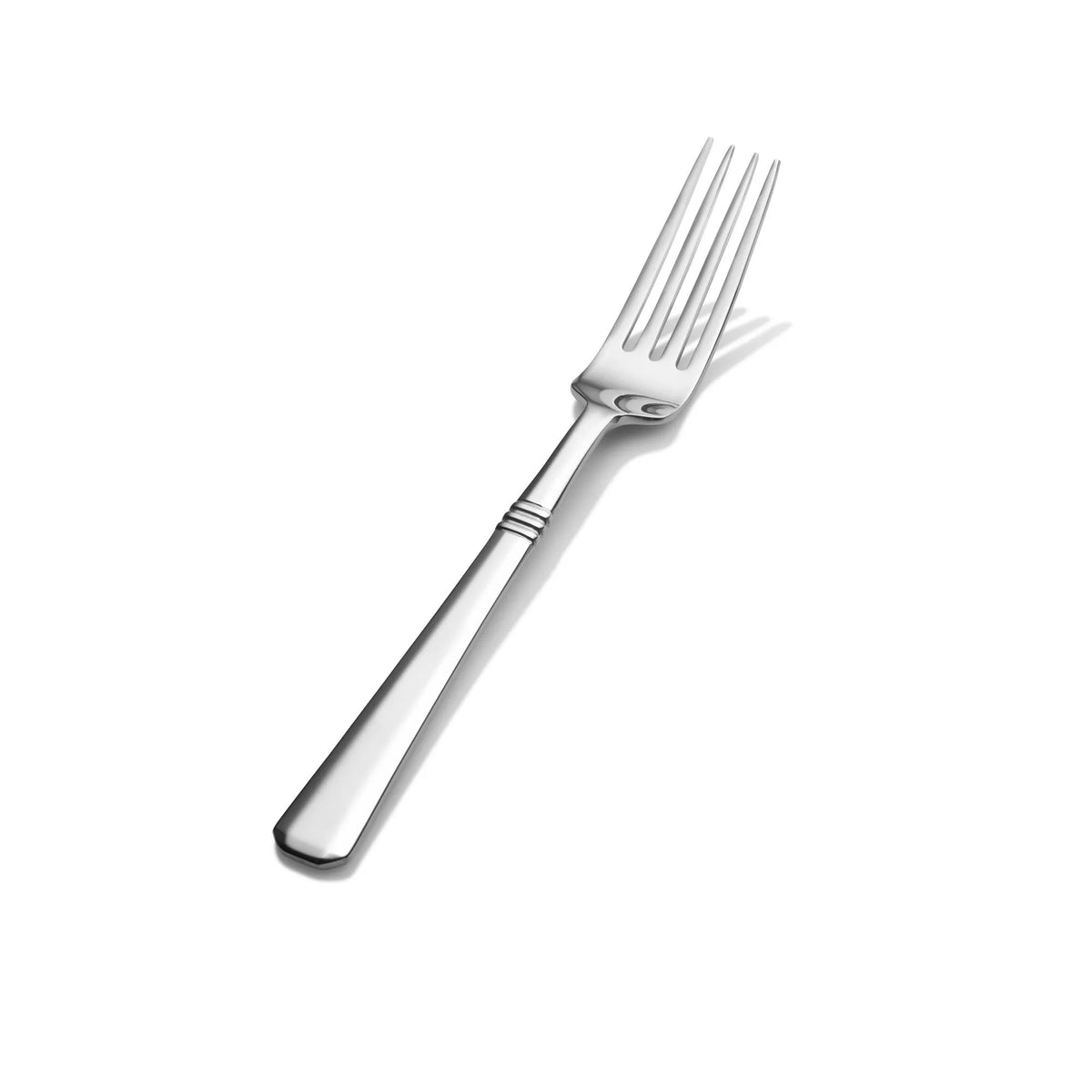 Bon Chef Cordoba Stainless Steel Teaspoon, Silver, 12/Case - 8 3/16" 18/10 European Size Dinner Fork