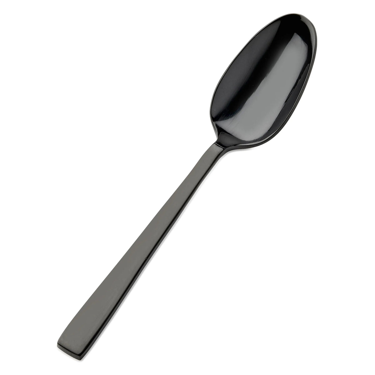 Bon Chef Roman Colored Stainless Steel Teaspoon, Black, 12/Case - 6 1/4" 18/10 Teaspoon