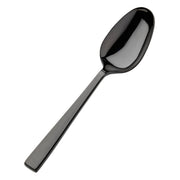 Bon Chef Roman Colored Stainless Steel Teaspoon, Black, 12/Case - 8 3/4" 18/10 Tablespoon Serving Spoon