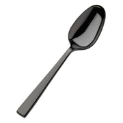 Bon Chef Roman Colored Stainless Steel Teaspoon, Black, 12/Case - 8 3/4" 18/10 Tablespoon Serving Spoon