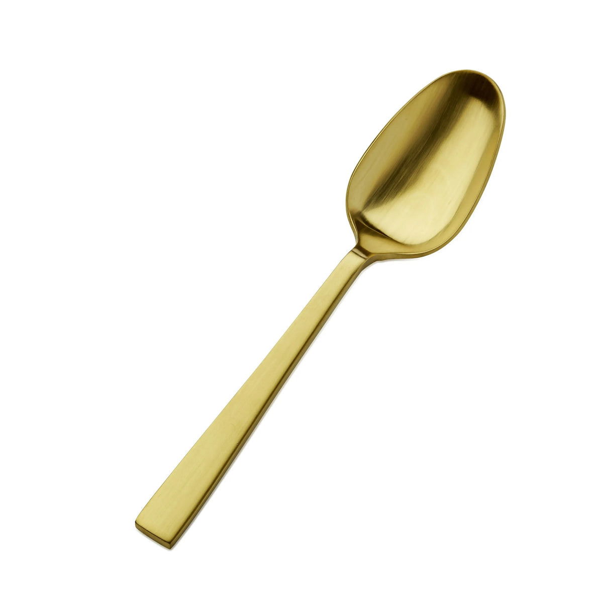 Bon Chef Roman Colored Stainless Steel Teaspoon, Gold, 12/Case - 8 3/4" 18/10 Tablespoon Serving Spoon