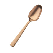 Bon Chef Roman Colored Stainless Steel Teaspoon, Rose Gold, 12/Case - 8 3/4" 18/10 Tablespoon Serving Spoon