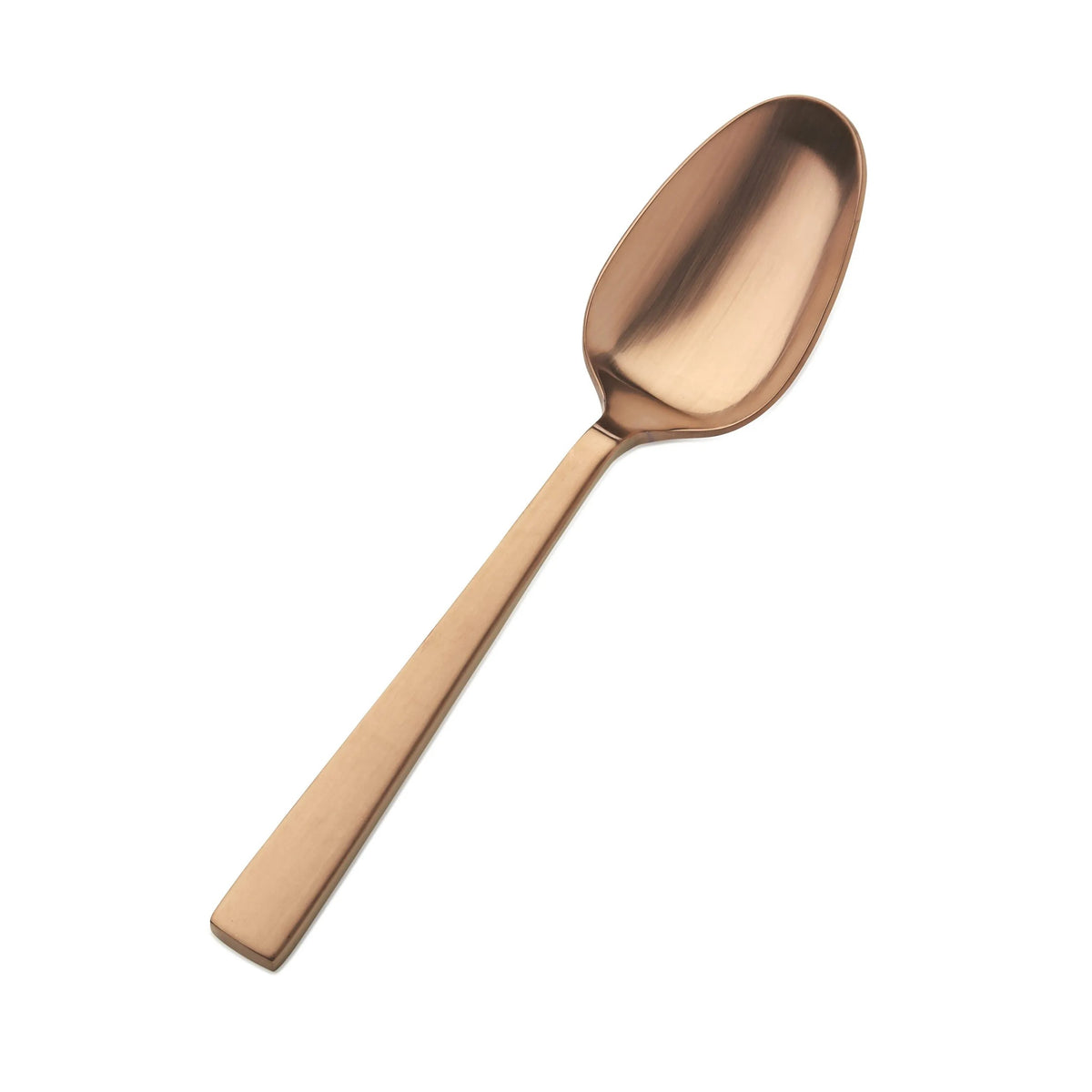Bon Chef Roman Colored Stainless Steel Teaspoon, Rose Gold, 12/Case - 8 3/4" 18/10 Tablespoon Serving Spoon