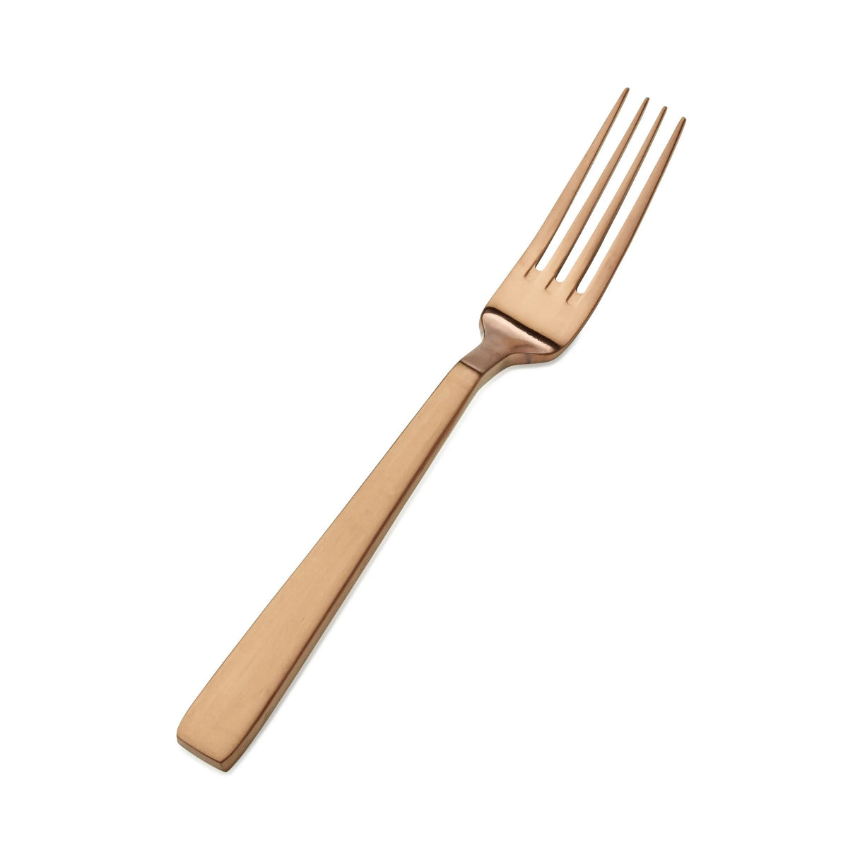 Bon Chef Roman Colored Stainless Steel Teaspoon, Rose Gold, 12/Case - 8 1/8" 18/10 European Dinner Fork