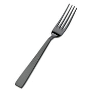 Bon Chef Roman Colored Stainless Steel Teaspoon, Black, 12/Case - 7 1/8" 18/10 Salad Dessert Fork