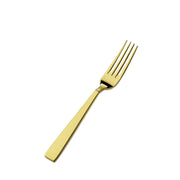Bon Chef Roman Colored Stainless Steel Teaspoon, Gold, 12/Case - 7 1/8" 18/10 Salad Dessert Fork