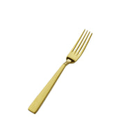 Bon Chef Roman Colored Stainless Steel Teaspoon, Gold, 12/Case - 7 1/8" 18/10 Salad Dessert Fork