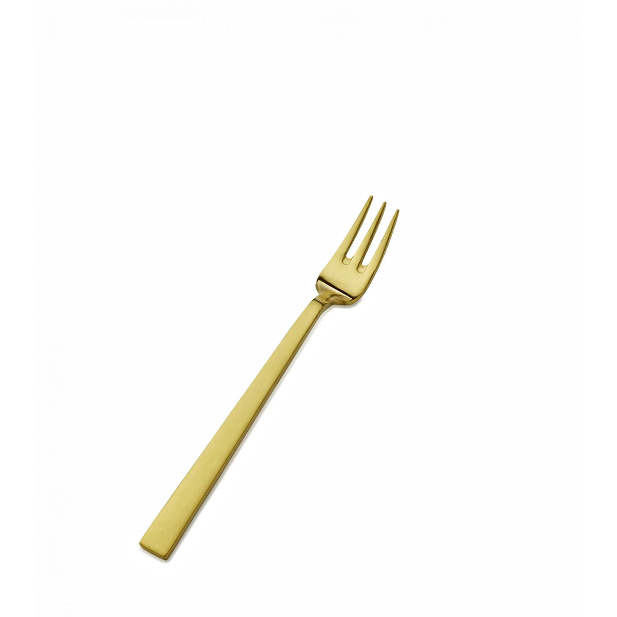 Bon Chef Roman Colored Stainless Steel Teaspoon, Gold, 12/Case - 6 1/4" 18/10 Oyster Cocktail Fork
