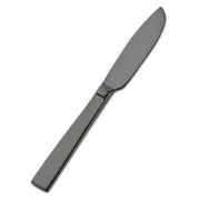 Bon Chef Roman Colored Stainless Steel Teaspoon, Black, 12/Case - 6 7/8" 13/0 Butter Knife