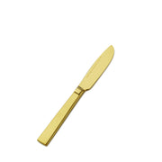 Bon Chef Roman Colored Stainless Steel Teaspoon, Gold, 12/Case - 6 7/8" 13/0 Butter Knife