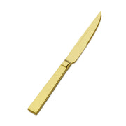 Bon Chef Roman Colored Stainless Steel Teaspoon, Gold, 12/Case - 9 1/2" 13/0 Steak Knife