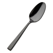 Bon Chef Roman Colored Stainless Steel Teaspoon, Black, 12/Case - 4 1/2" 18/10 Demitasse Spoon