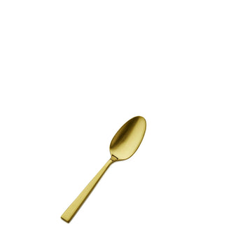 Bon Chef Roman Colored Stainless Steel Teaspoon, Gold, 12/Case - 4 1/2" 18/10 Demitasse Spoon