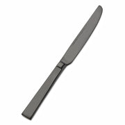 Bon Chef Roman Colored Stainless Steel Teaspoon, Black, 12/Case - 8 1/2" 13/0 Fruit Dessert Knife