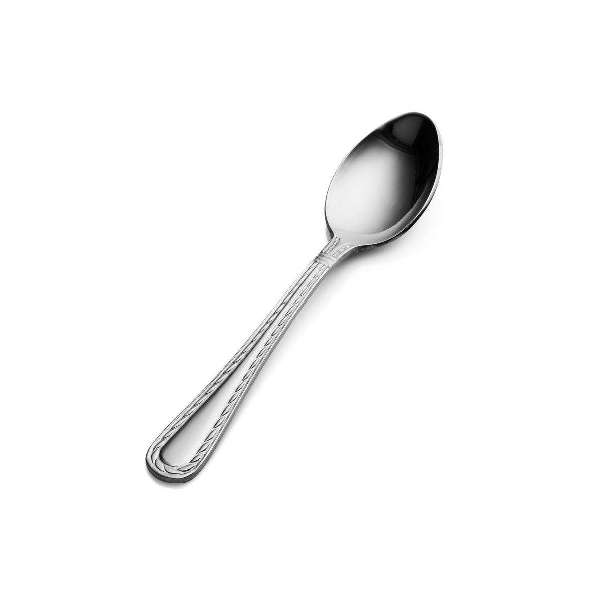 Bon Chef Amore Stainless Steel Teaspoon, Silver, 12/Case - 5 15/16" 18/10 Teaspoon