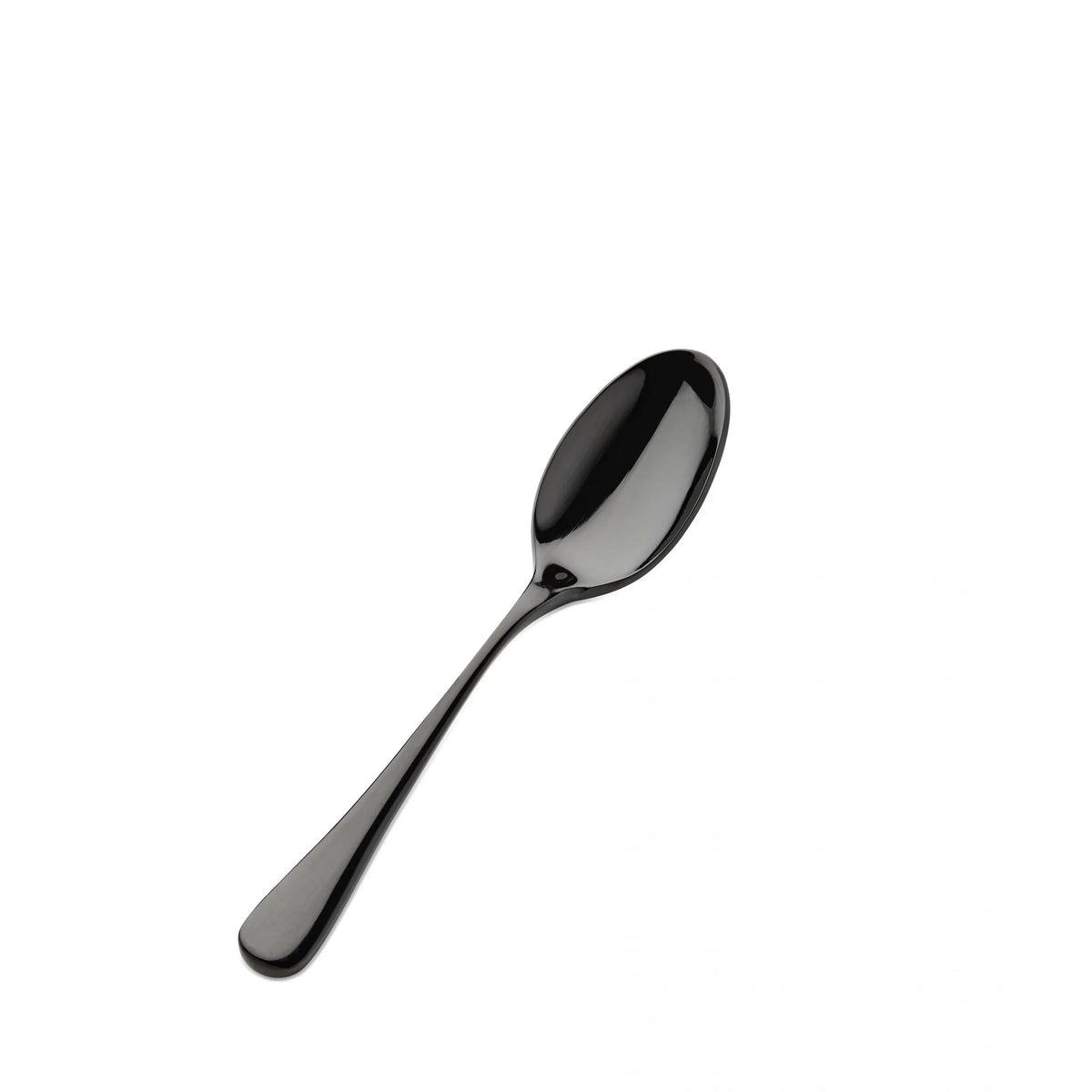 Bon Chef Como Colored Stainless Steel Teaspoon, Black, 12/Case - 6 3/8" 18/10 Teaspoon