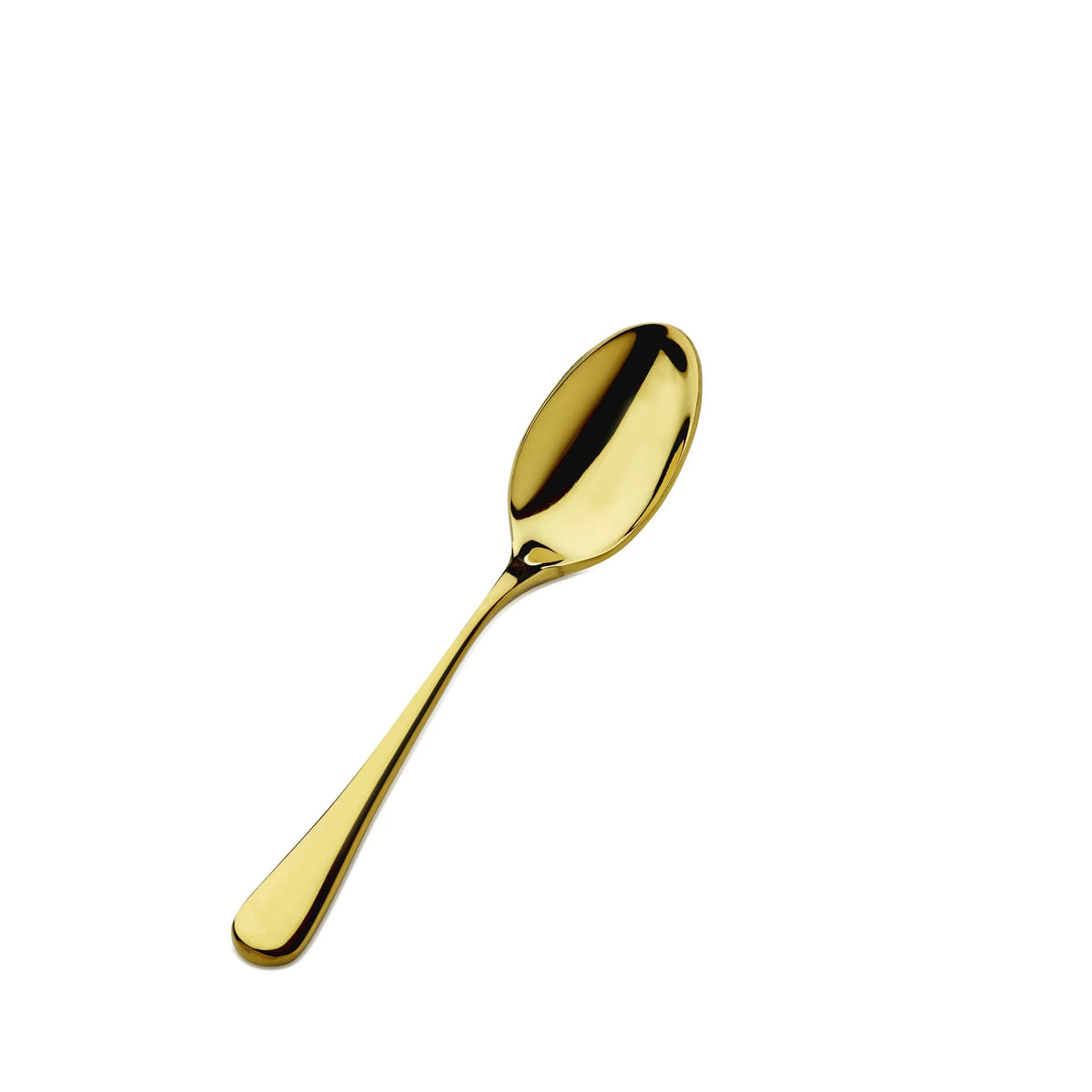 Bon Chef Como Colored Stainless Steel Teaspoon, Gold, 12/Case - 6 3/8" 18/10 Teaspoon