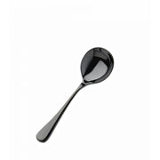 Bon Chef Como Colored Stainless Steel Teaspoon, Black, 12/Case - photo 2