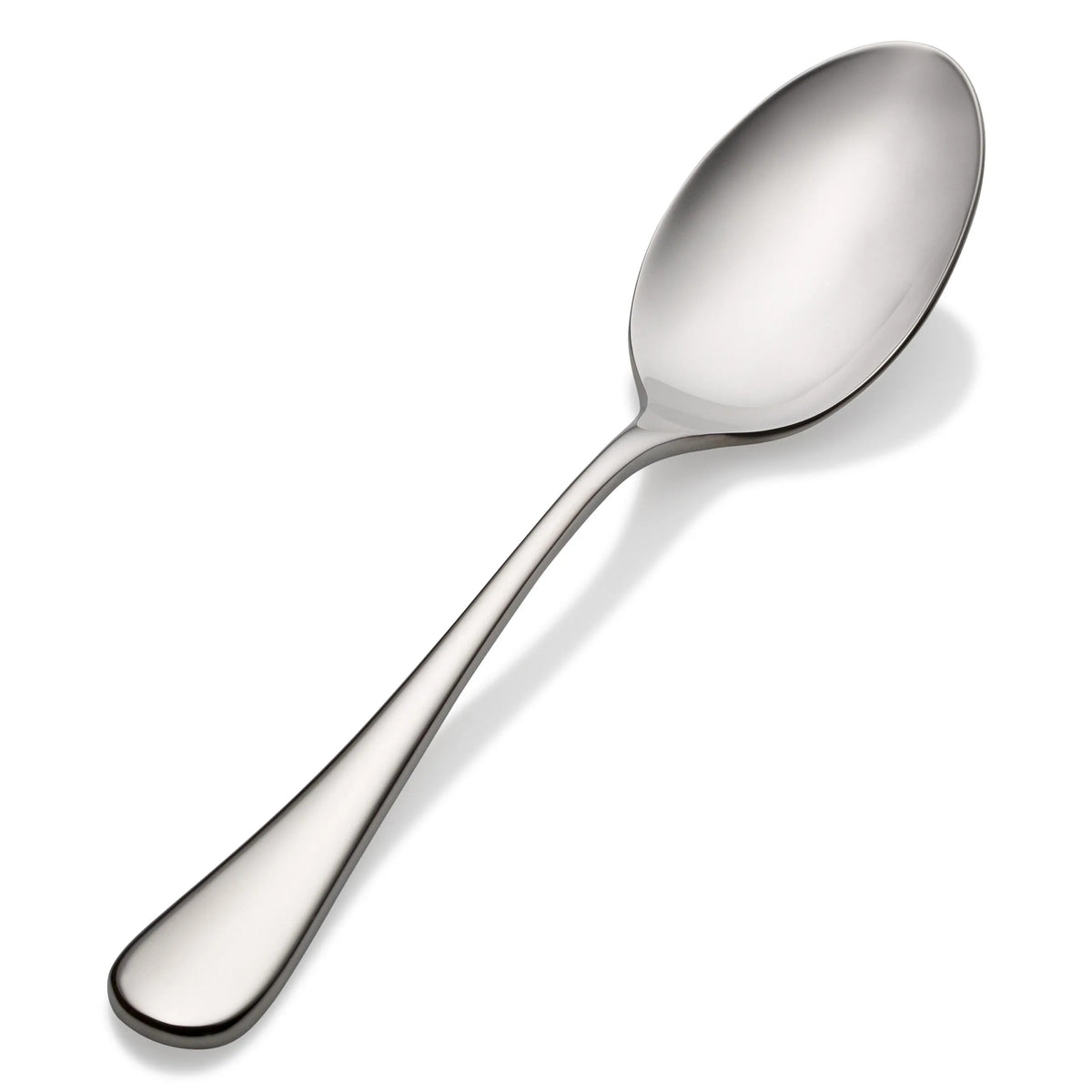 Bon Chef Como Stainless Steel Teaspoon, Silver, 12/Case - 8 1/2" 18/10 Weight Tablespoon Serving Spoon