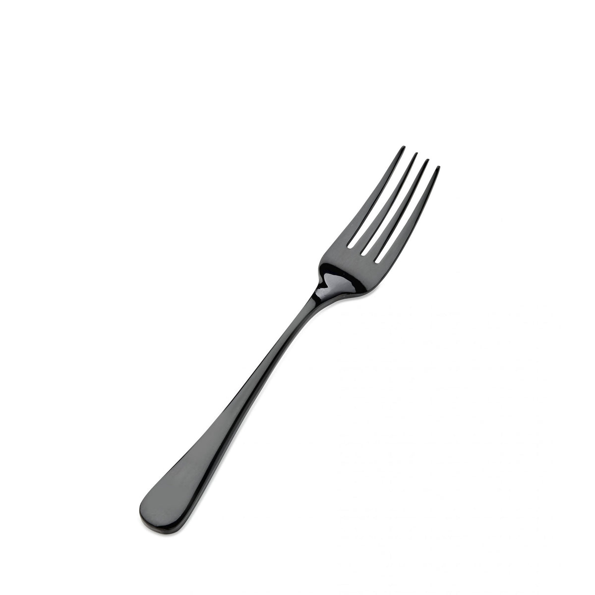 Bon Chef Como Colored Stainless Steel Teaspoon, Black, 12/Case - 7" 18/10 Salad Dessert Fork