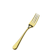 Bon Chef Como Colored Stainless Steel Teaspoon, Gold, 12/Case - 7" 18/10 Salad Dessert Fork