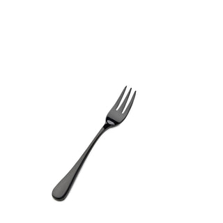 Bon Chef Como Colored Stainless Steel Teaspoon, Black, 12/Case - 5 1/2" 18/10 Oyster Cocktail Fork