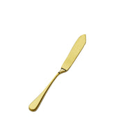 Bon Chef Como Colored Stainless Steel Teaspoon, Gold, 12/Case - 6 3/4" 13/0 Butter Knife