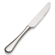 Bon Chef Como Stainless Steel Teaspoon, Silver, 12/Case - 9 1/8" 13/0 Solid Handle Dinner Knife