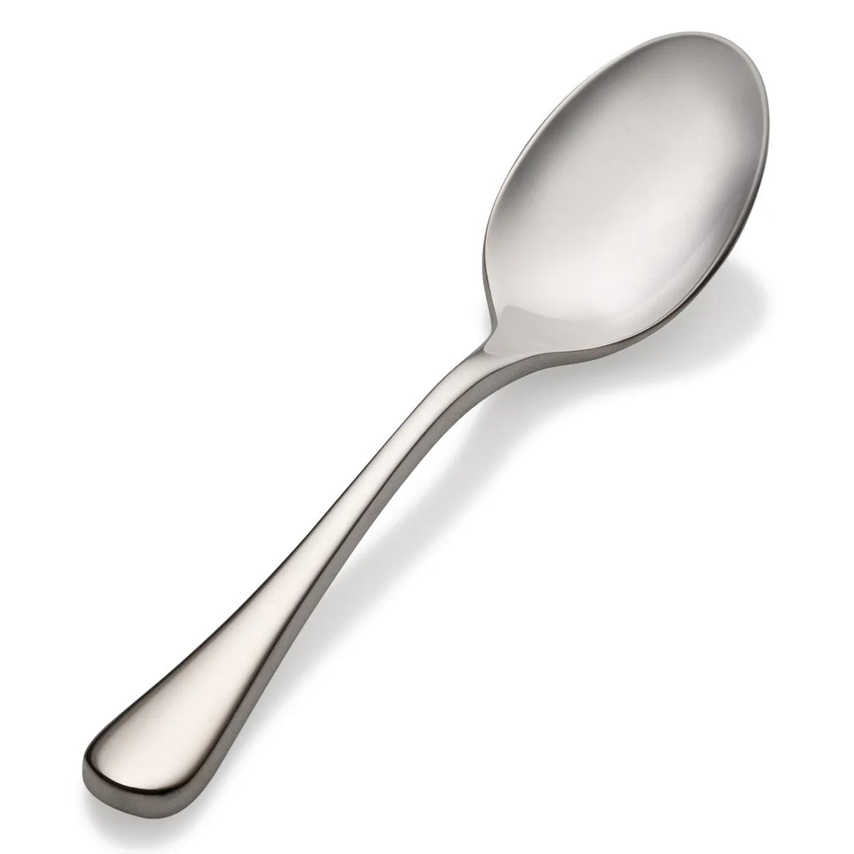 Bon Chef Como Stainless Steel Teaspoon, Silver, 12/Case - 4 7/8" 18/10 Weight Demitasse Spoon