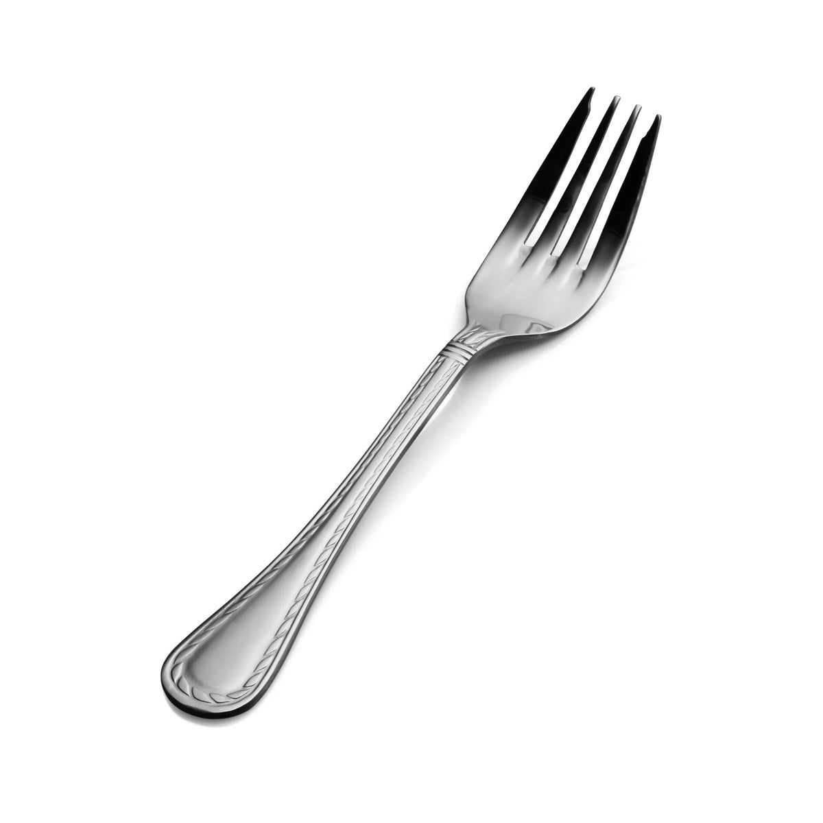 Bon Chef Amore Stainless Steel Teaspoon, Silver, 12/Case - 7 1/16" 18/10 Salad Dessert Fork