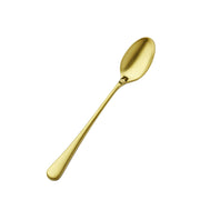 Bon Chef Como Colored Stainless Steel Teaspoon, Gold, 12/Case - 7 7/8" 18/10 Iced Tea Spoon
