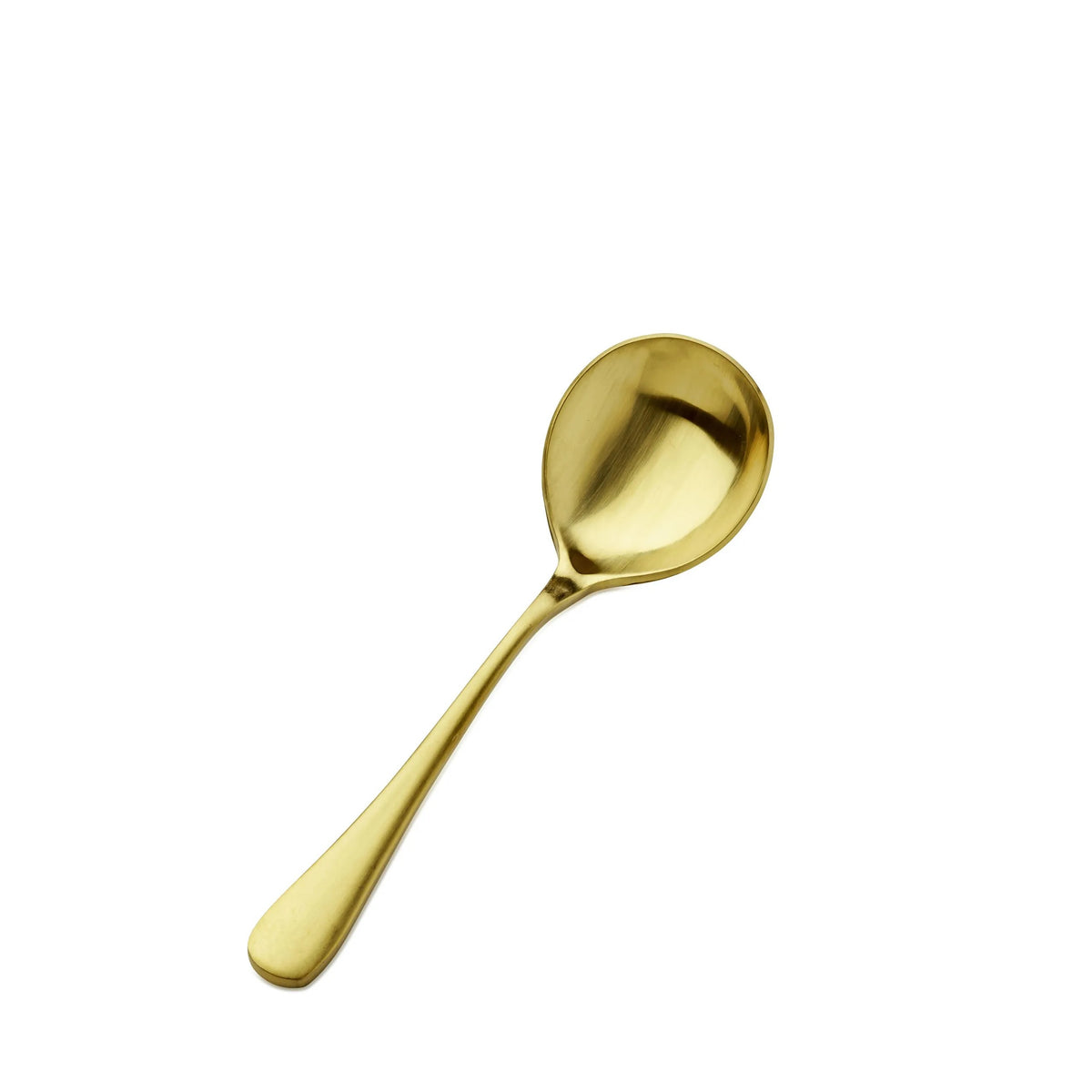 Bon Chef Como Stainless Steel Teaspoon, Silver, 12/Case - 8" 18/10 Extra Heavy Weight Soup Dessert Spoon