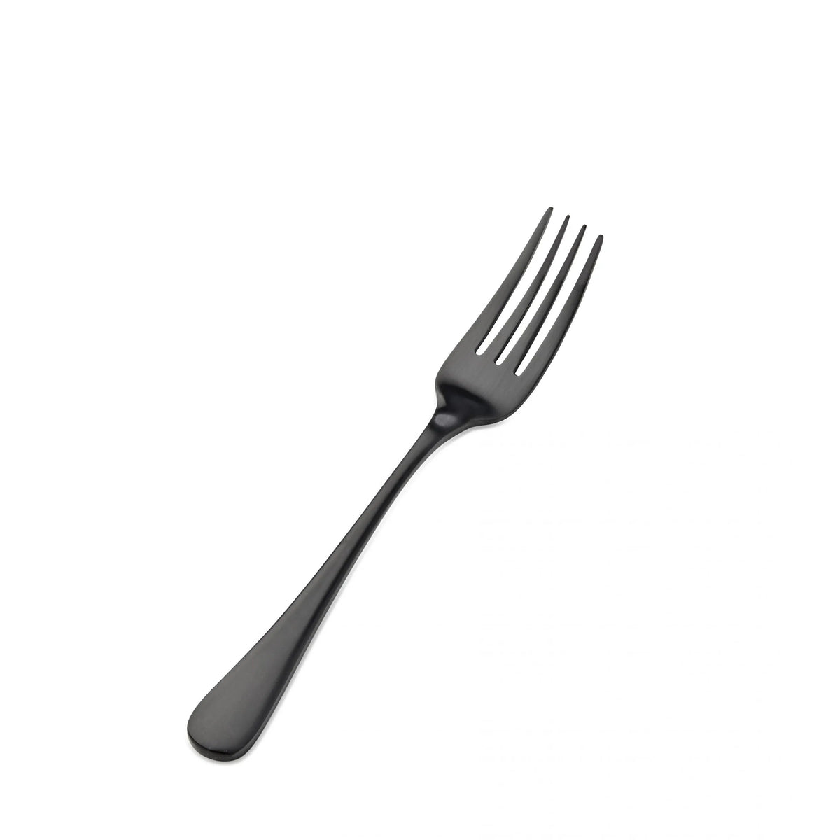 Bon Chef Como Colored Stainless Steel Teaspoon, Black, 12/Case - 7" 18/10 Salad Dessert Fork