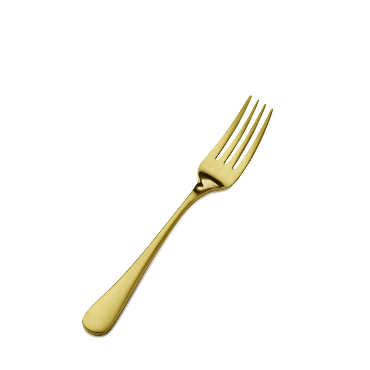 Bon Chef Como Colored Stainless Steel Teaspoon, Gold, 12/Case - 7" 18/10 Salad Dessert Fork