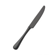 Bon Chef Como Colored Stainless Steel Teaspoon, Black, 12/Case - 9 1/8" 13/0 Dinner Knife