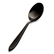 Bon Chef Luce Colored Stainless Steel Teaspoon, Black, 12/Case - 6 5/16" 18/10 Teaspoon