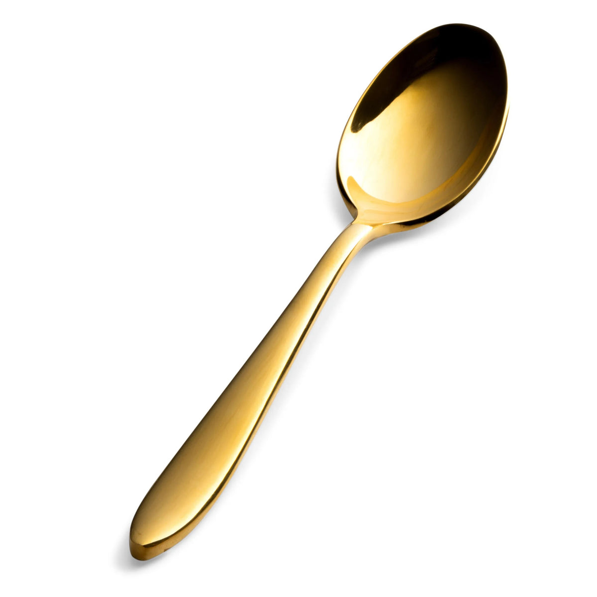 Bon Chef Luce Colored Stainless Steel Teaspoon, Gold, 12/Case - 6 5/16" 18/10 Teaspoon