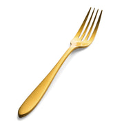 Bon Chef Luce Colored Stainless Steel Teaspoon, Gold, 12/Case - 6 15/16" 18/10 Salad Dessert Fork
