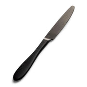 Bon Chef Luce Colored Stainless Steel Teaspoon, Black, 12/Case - 9 3/4" 13/0 Dinner Knife