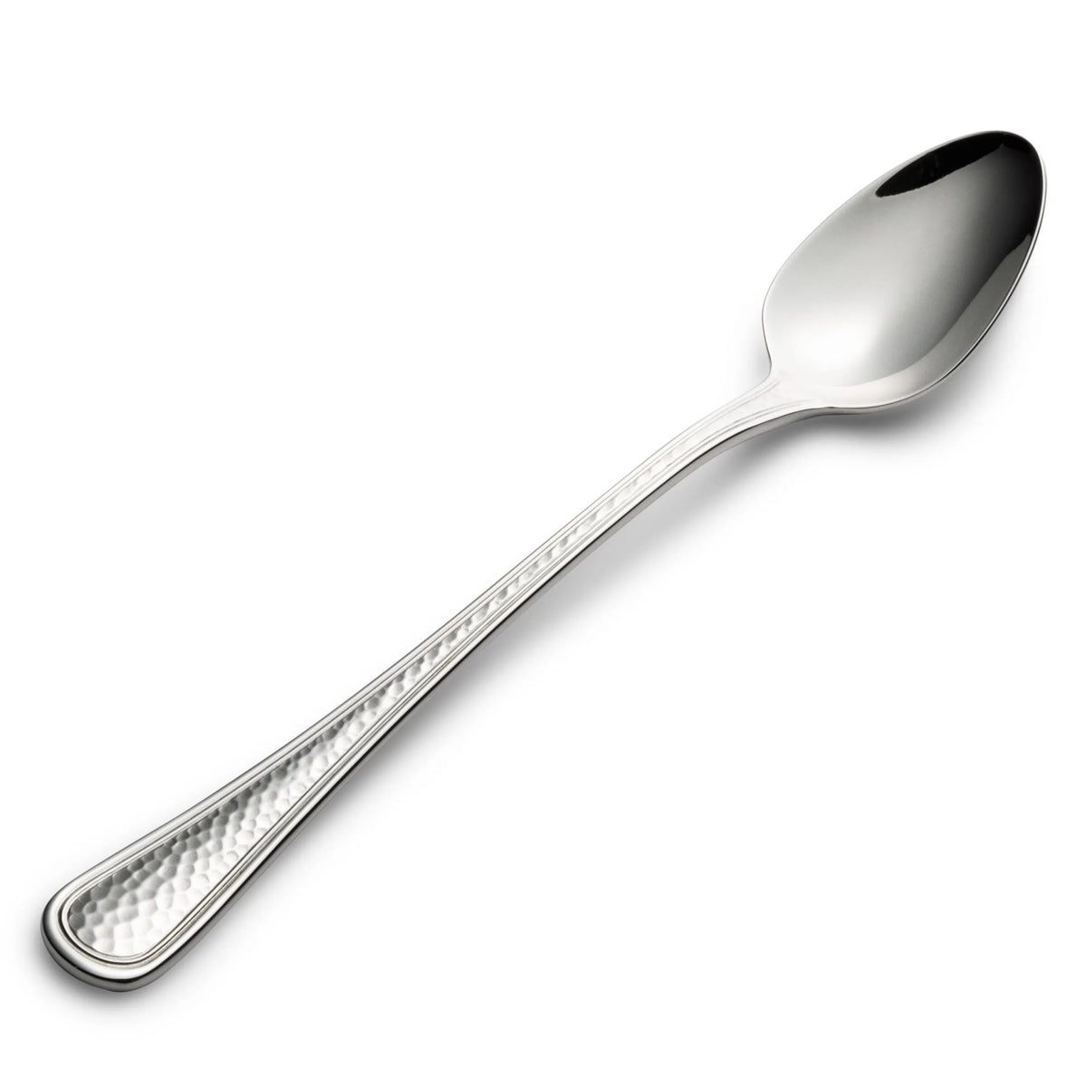 Bon Chef Positano Stainless Steel Teaspoon, Silver, 12/Case - 7 1/4" 18/10 Iced Tea Spoon